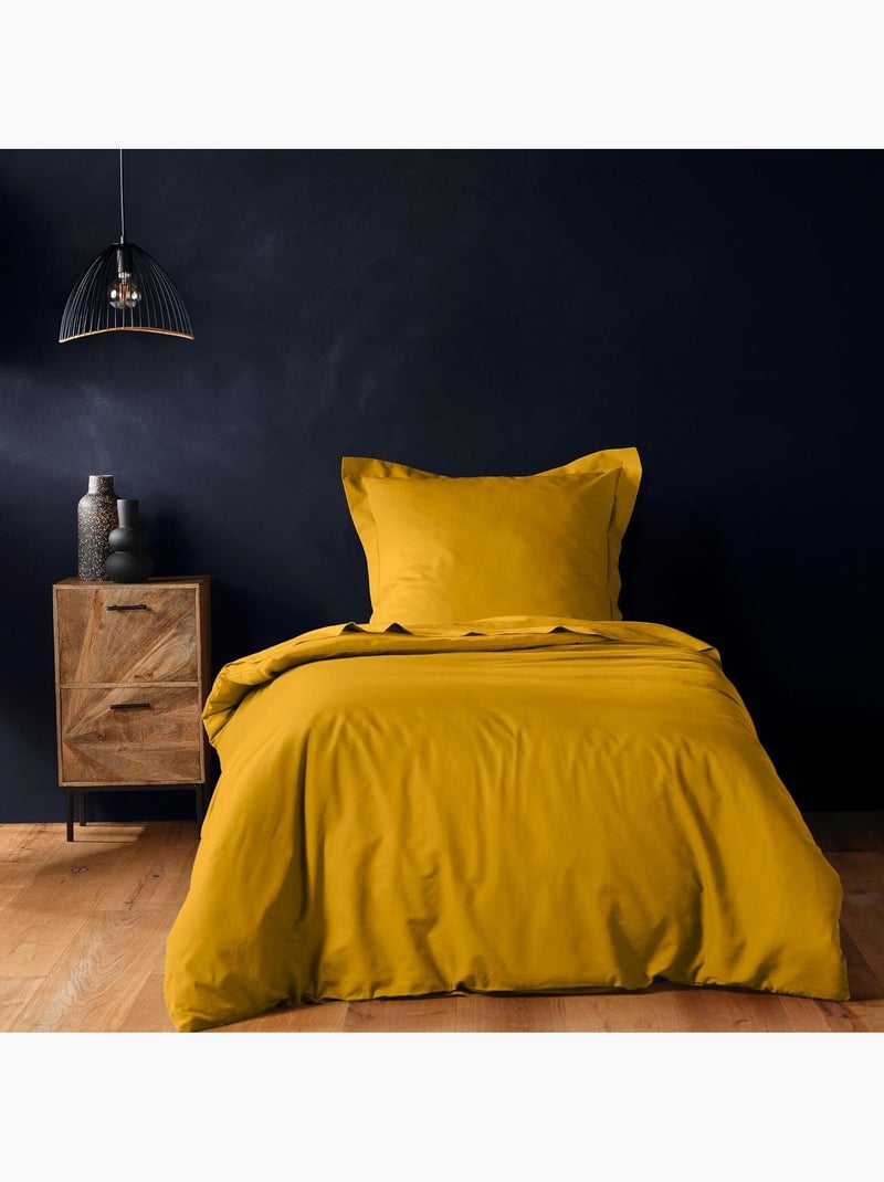 Edredão algodão lina douceur d'intérieur Amarelo - Kiabi