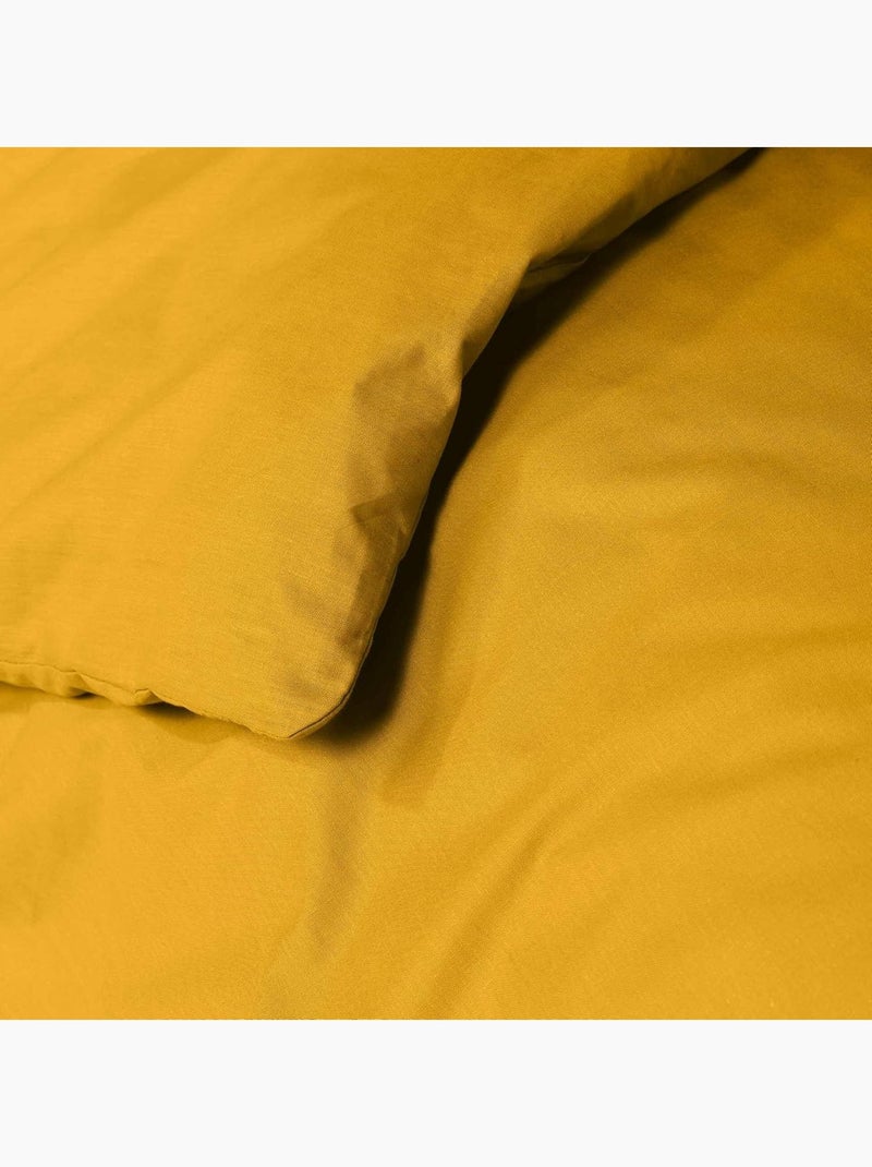 Edredão algodão lina douceur d'intérieur Amarelo - Kiabi