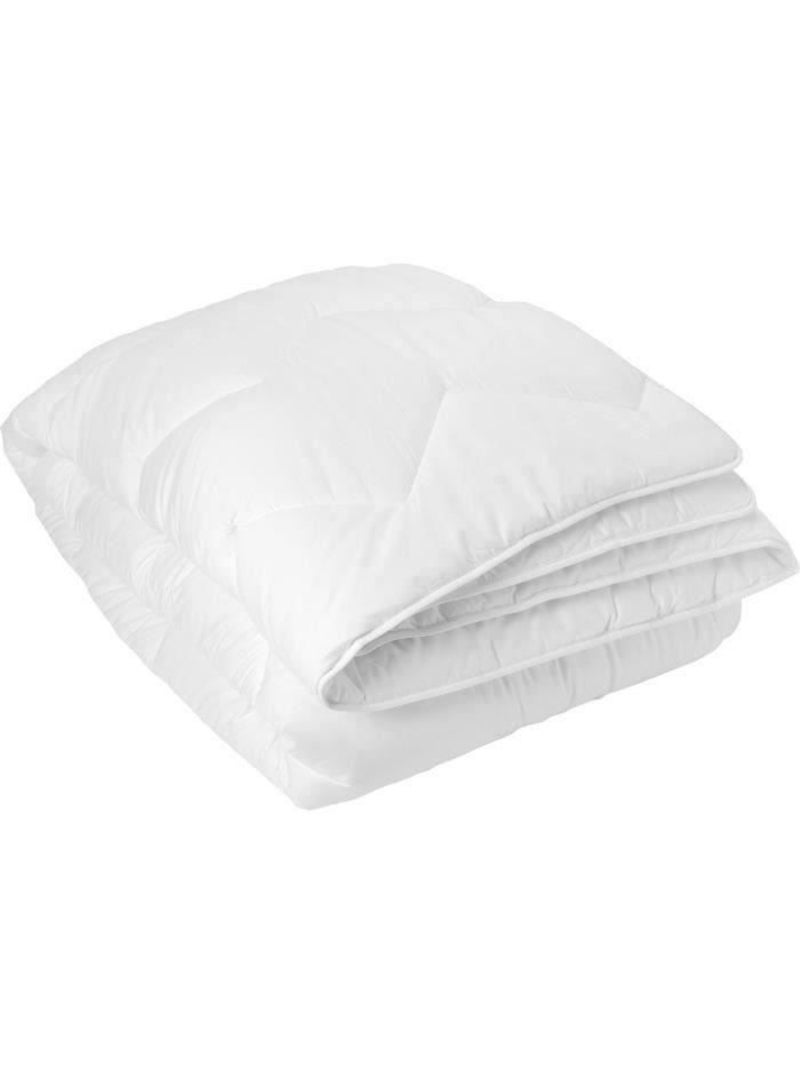 Edredão de algodão e bambu 300 gr Branco - Kiabi