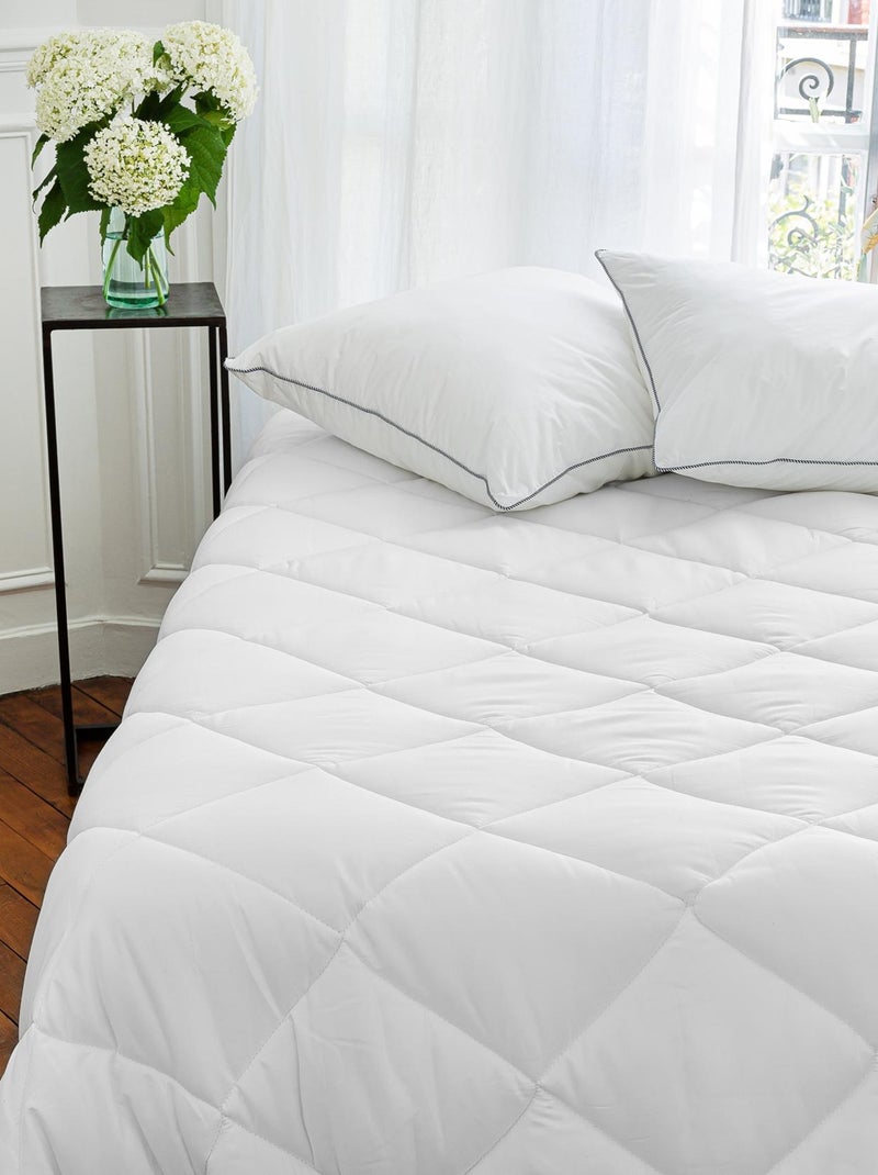 Edredão de inverno em microfibra 500 gr Branco - Kiabi