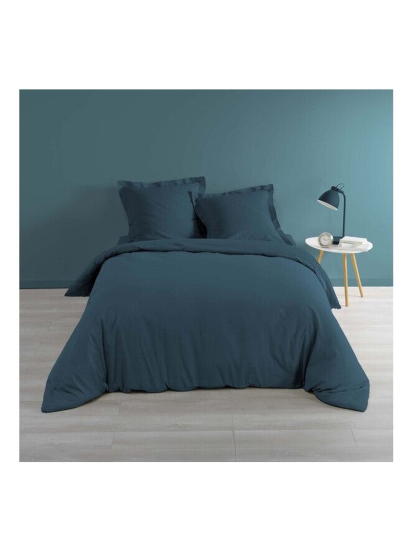 Edredão percal de algodão lia promo linge Azul - Kiabi