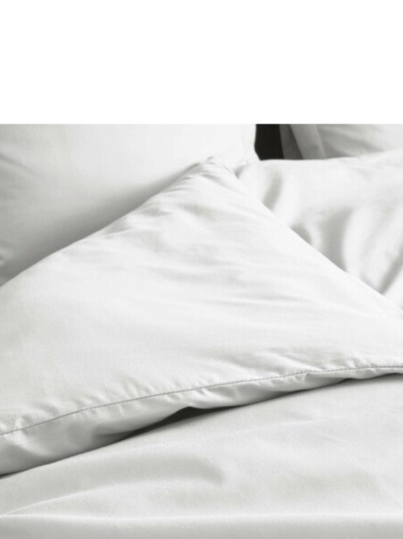 Edredão percal de algodão lia promo linge Branco - Kiabi