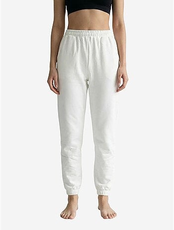 Elastic waist solid jogger sweatpants my fashion
