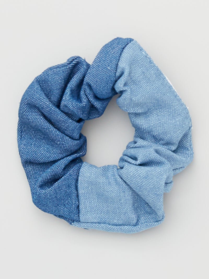 Elástico de cabelo em tecido AZUL - Kiabi