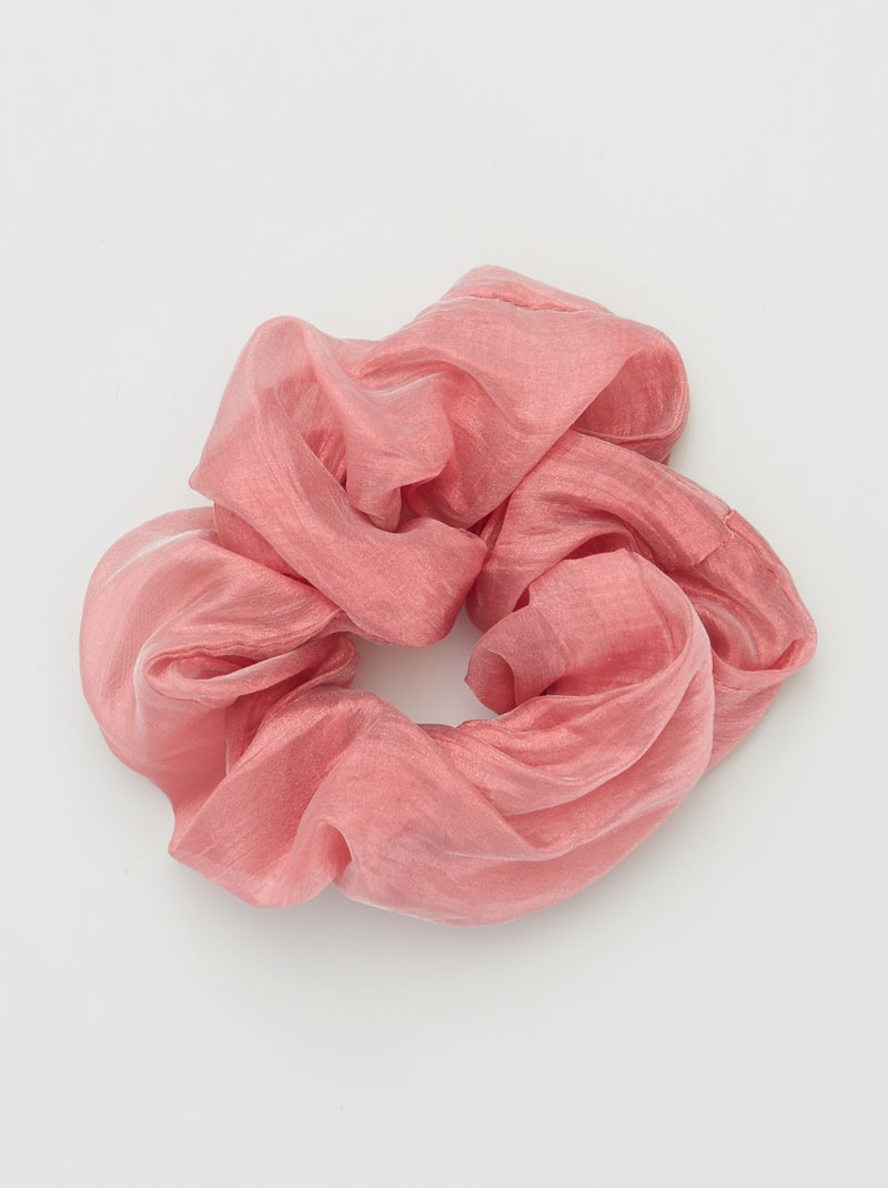 Elástico de cabelo em tule ROSA - Kiabi