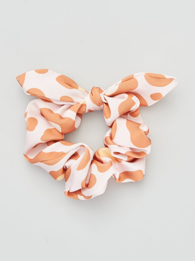 Elástico de cabelo estampado BEGE - Kiabi