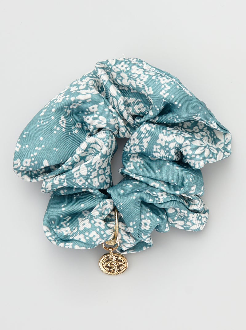 Elástico de cabelo estampado com pendente VERDE - Kiabi