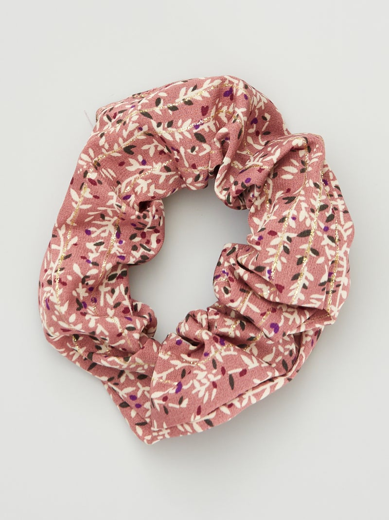 Elástico de cabelo estampado ROSA - Kiabi