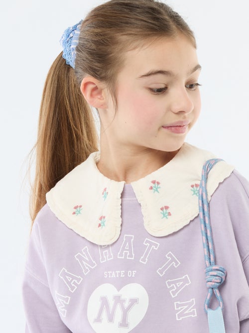 Elástico de Cabelo Grande às Riscas - Kiabi