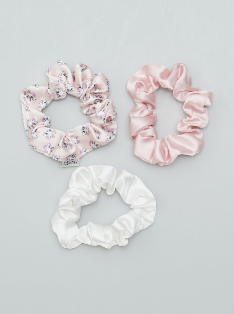 Elásticos de cabelo acetinados 'Disney'  - Lote de 3 ROSA - Kiabi