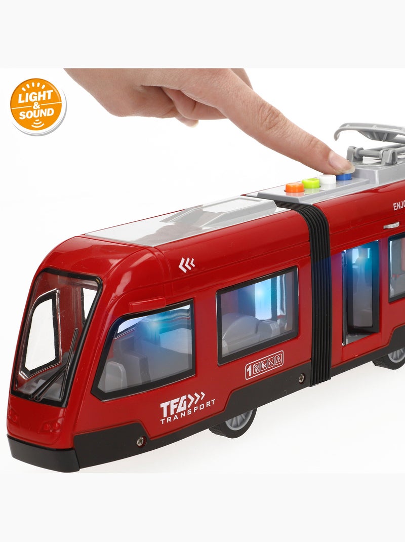 Elétrico de rua de brinquedo com luz e som 1:16 speed & go N/D - Kiabi