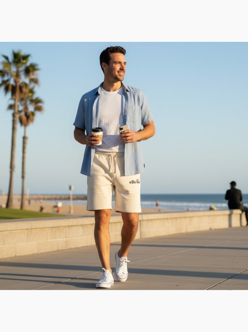 Ellesse - Bermuda  homem do S ao XXL Ecru - Kiabi