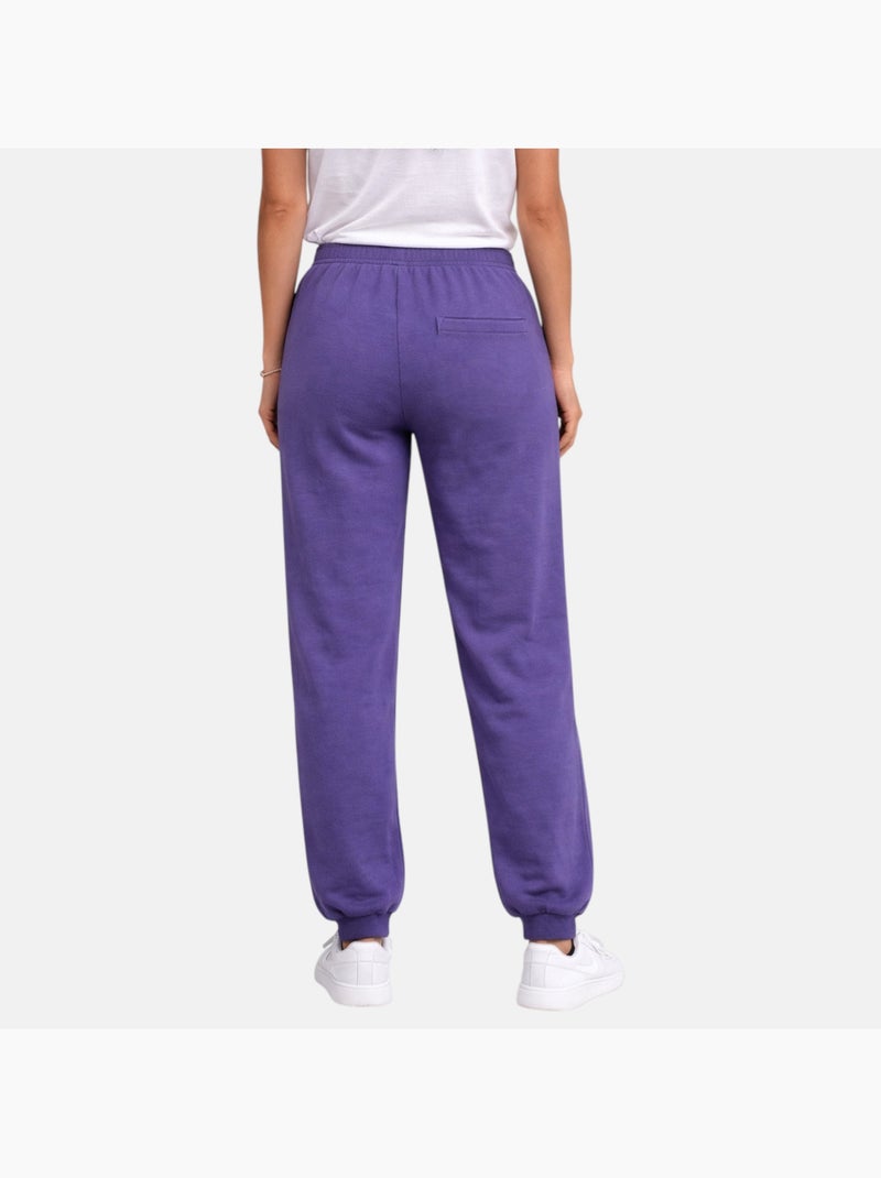 Ellesse - Calças de jogging mulher estampado Roxo - Kiabi