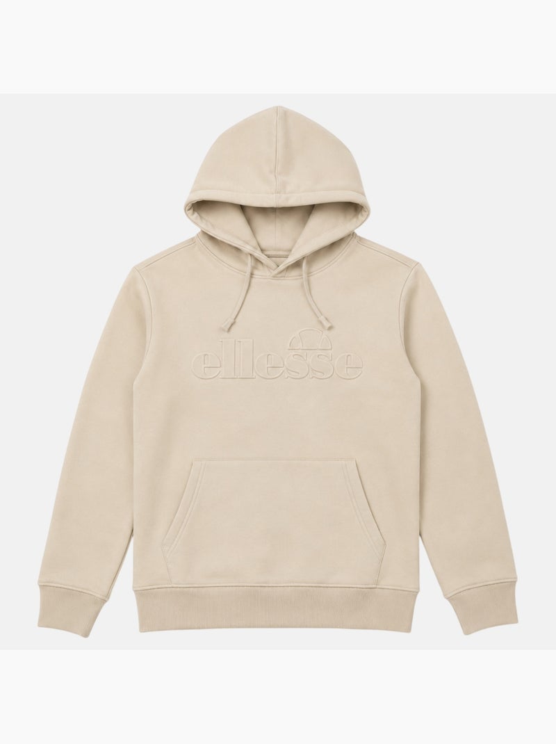 Ellesse - camisola com capuz estampada, com cordão e bolso canguru Ecru - Kiabi