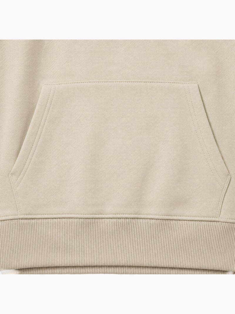 Ellesse - camisola com capuz estampada, com cordão e bolso canguru Ecru - Kiabi
