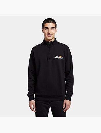 Ellesse - camisola com gola redonda estampada e fecho de correr
