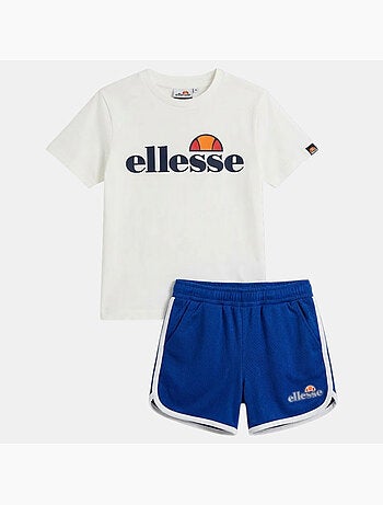 Ellesse - Conjunto 3 peças t-shirt calção e meias criança estampado