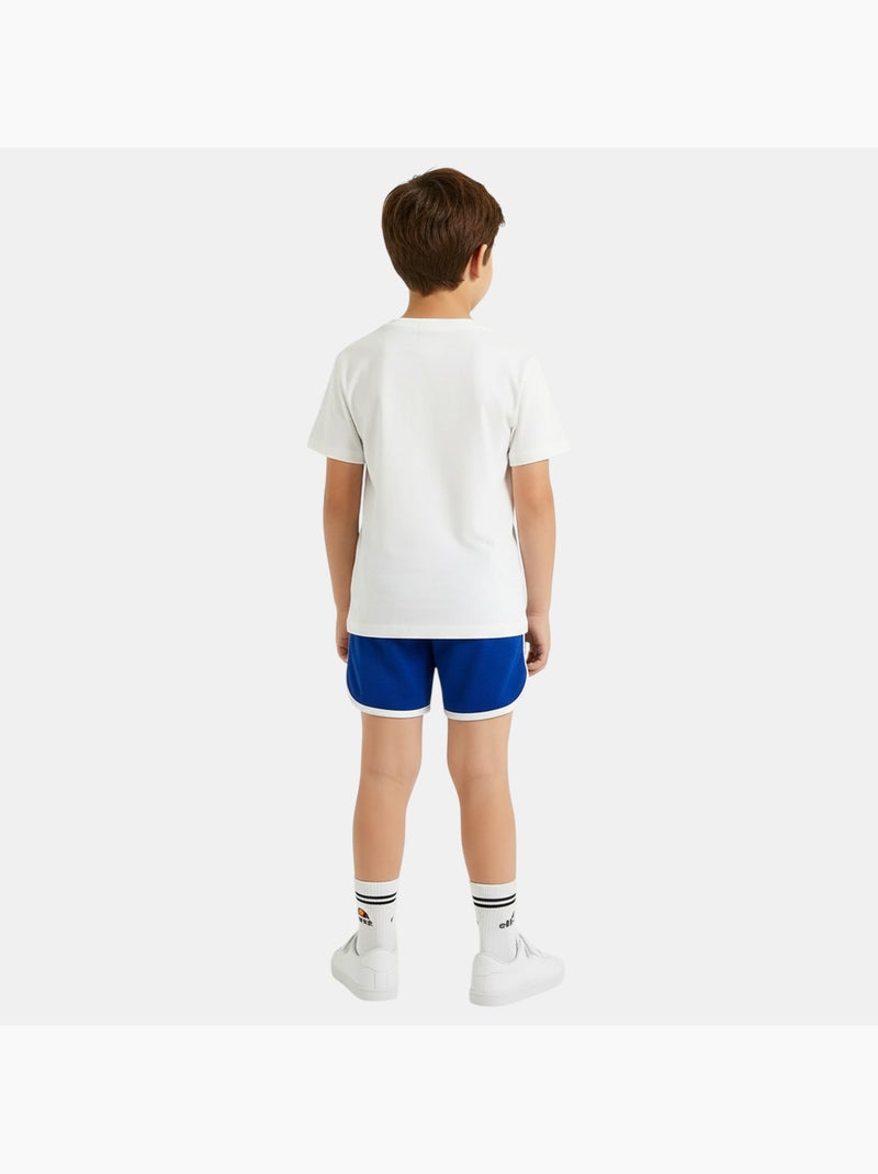 Ellesse - Conjunto 3 peças t-shirt calção e meias criança estampado Azul - Kiabi