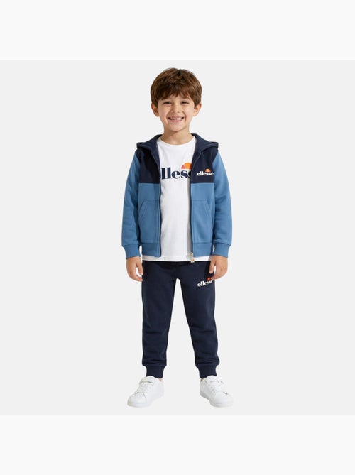 Ellesse - Conjunto 3 peças t-shirt, casaco com capuz e calças de jogging menino estampado - Kiabi Ellesse - Conjunto 3 peças t-shirt, casaco com capuz e calças de jogging menino estampado - Kiabi