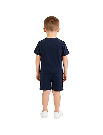 Ellesse - Conjunto 3 peças t-shirt manga curta, calção e saco estampado