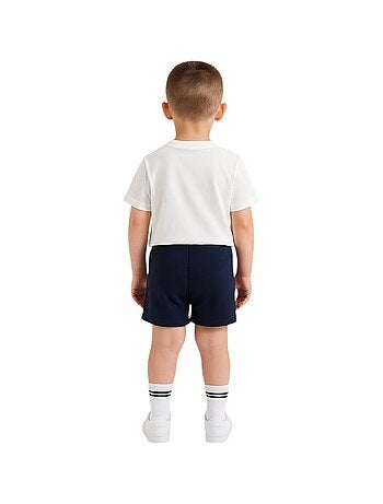Ellesse - Conjunto 3 peças t-shirt manga curta, calção e saco estampado