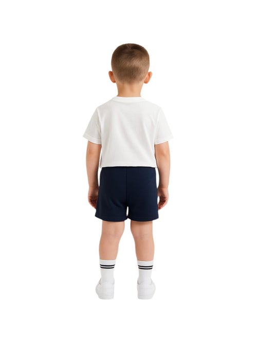 Ellesse - Conjunto 3 peças t-shirt manga curta, calção e saco estampado - Kiabi Ellesse - Conjunto 3 peças t-shirt manga curta, calção e saco estampado - Kiabi