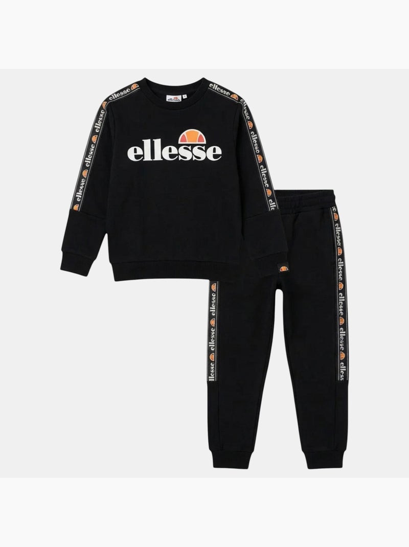Ellesse - Conjunto casaco com capuz e calças de jogging menina estampado Preto - Kiabi
