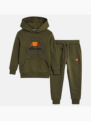 Ellesse - Conjunto casaco com capuz e calças de jogging menino estampado