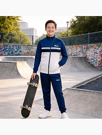Ellesse - Conjunto casaco e calças de jogging menino estampado