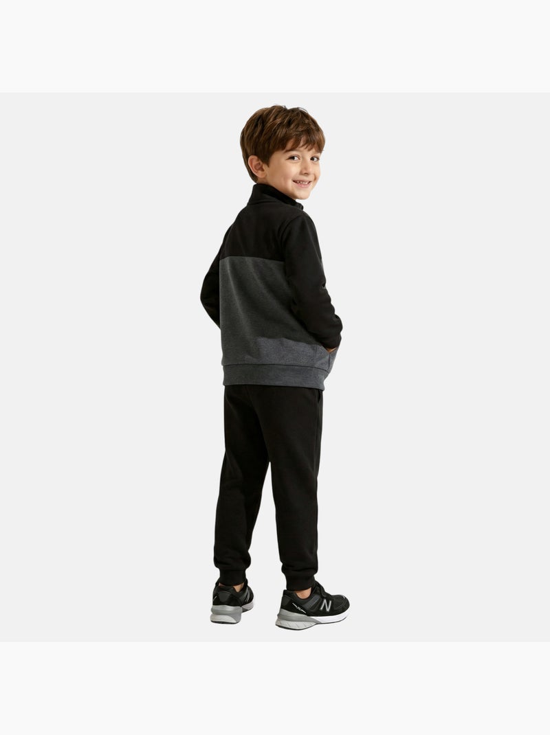 Ellesse - Conjunto casaco e calças de jogging menino estampado Preto - Kiabi