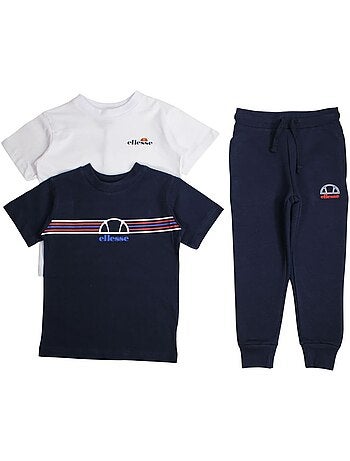 Ellesse - conjunto de 2 t-shirts de manga curta e calças de treino
