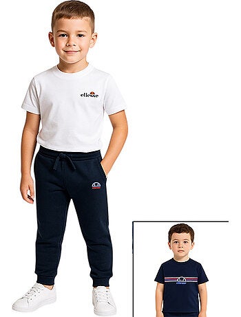Ellesse - conjunto de 2 t-shirts de manga curta e calças de treino