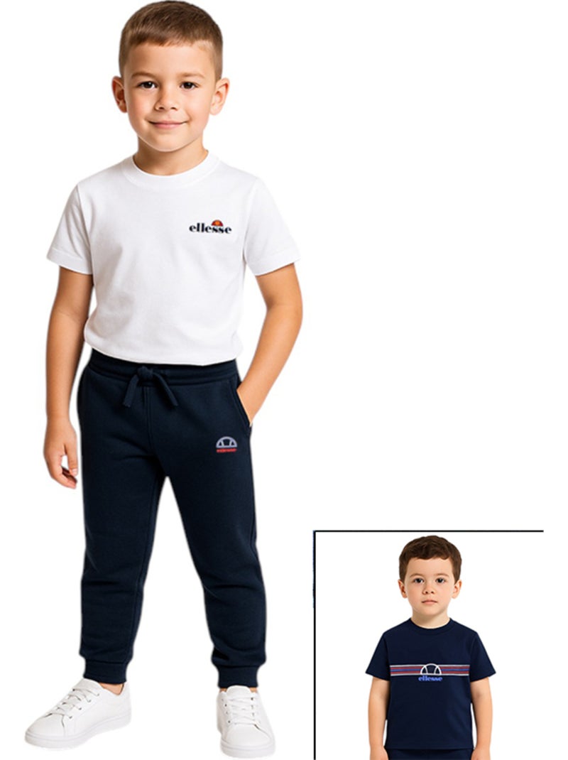 Ellesse - conjunto de 2 t-shirts de manga curta e calças de treino Azul-marinho - Kiabi