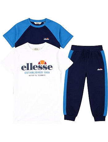 Ellesse - conjunto de 2 t-shirts de manga curta e calças de treino