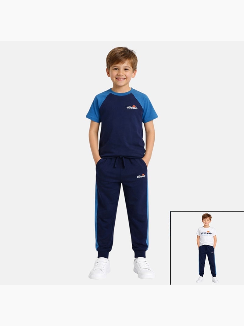 Ellesse - conjunto de 2 t-shirts de manga curta e calças de treino Azul-marinho - Kiabi