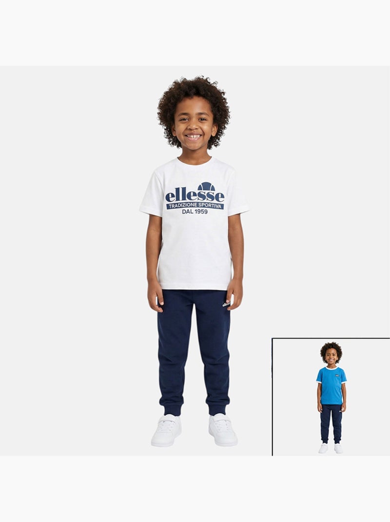 Ellesse - conjunto de 2 t-shirts de manga curta e calças de treino Branco - Kiabi