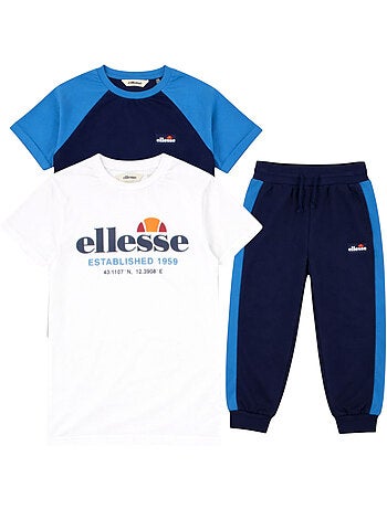 Ellesse - conjunto de 3 peças: 2 t-shirts e calças de treino