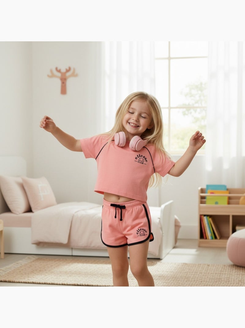 Ellesse - Conjunto  menina Rosa - Kiabi