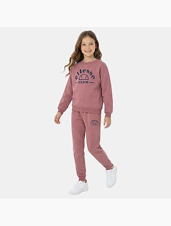 Ellesse - Conjunto sweat com capuz e calças de jogging menina estampado