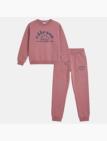 Ellesse - Conjunto sweat com capuz e calças de jogging menina estampado