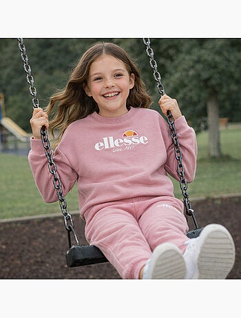 Ellesse - Conjunto sweat e calças de jogging menina estampado