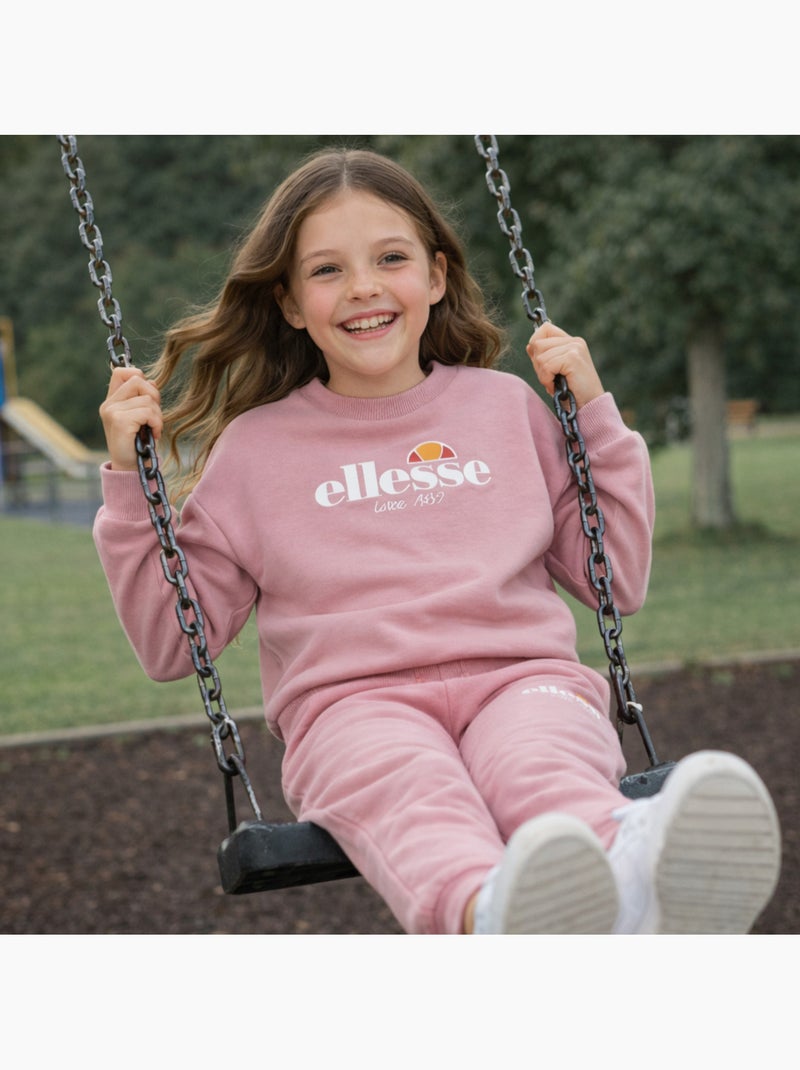 Ellesse - Conjunto sweat e calças de jogging menina estampado Rosa - Kiabi