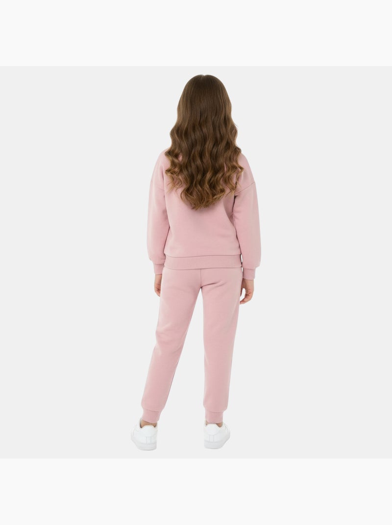 Ellesse - Conjunto sweat e calças de jogging menina estampado Rosa - Kiabi