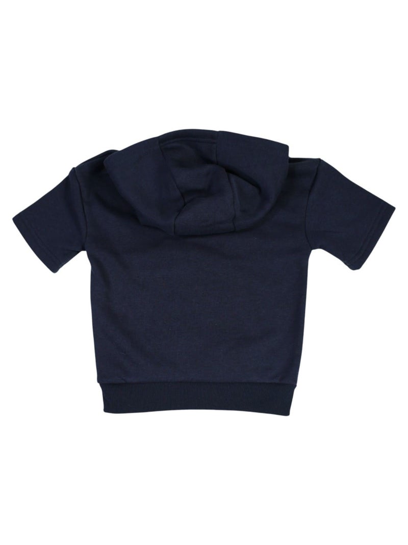 Ellesse - Conjunto t-shirt com capuz e calção menino estampado Azul-marinho - Kiabi