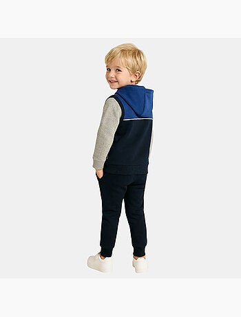Ellesse - Conjunto t-shirts e calças com casaco acolchoado estampado