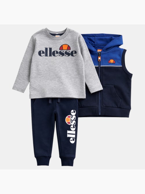 Ellesse - Conjunto t-shirts e calças com casaco acolchoado estampado - Kiabi Ellesse - Conjunto t-shirts e calças com casaco acolchoado estampado - Kiabi