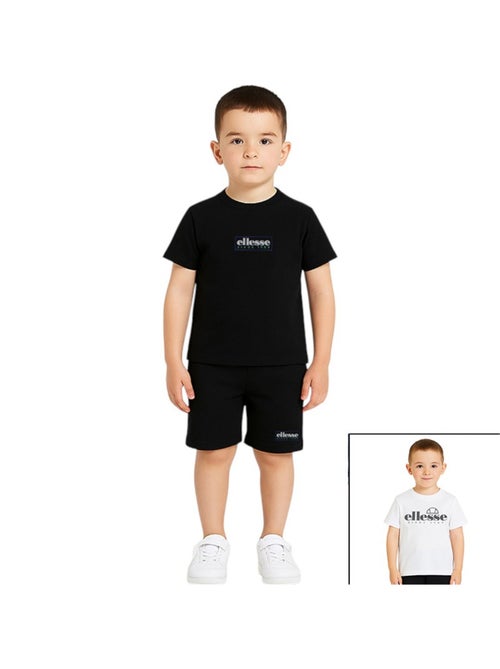 Ellesse - Pack 2 t-shirts e 1 calção menino estampado - Kiabi Ellesse - Pack 2 t-shirts e 1 calção menino estampado - Kiabi