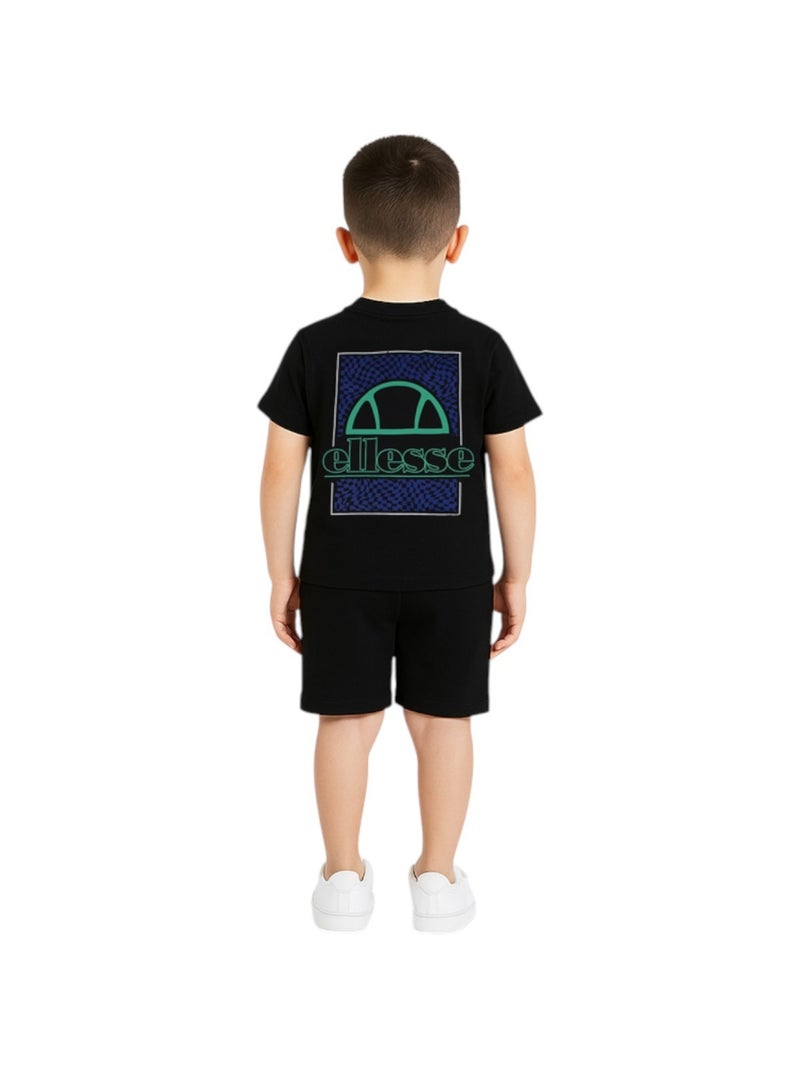 Ellesse - Pack 2 t-shirts e 1 calção menino estampado Preto - Kiabi