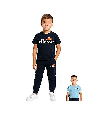 Ellesse - Pack 2 t-shirts e 1 calças de jogging menino estampado