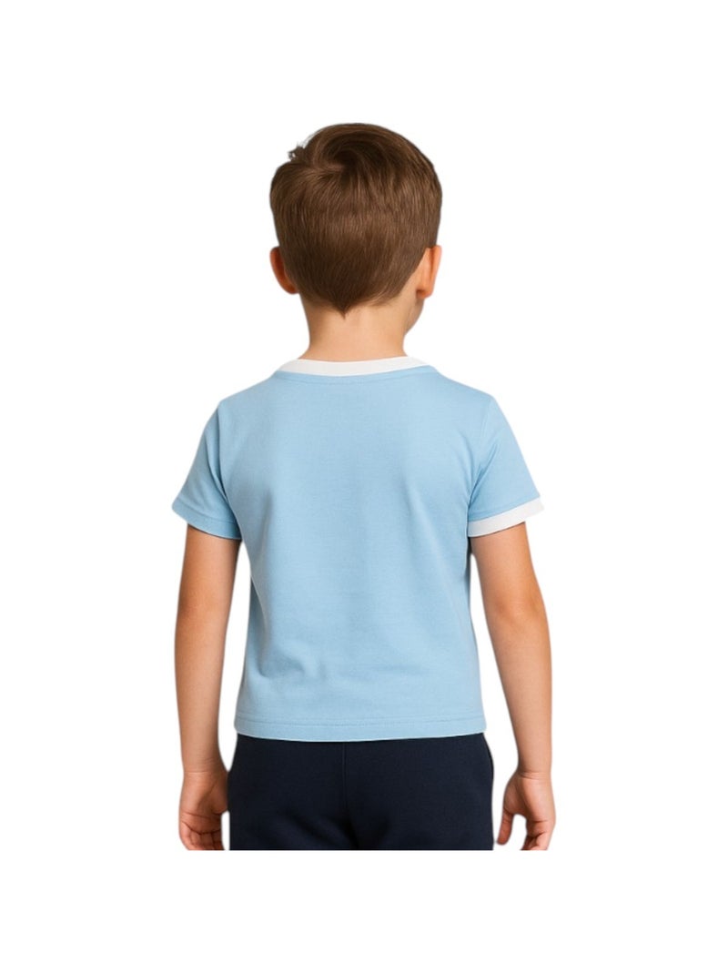 Ellesse - Pack 2 t-shirts e 1 calças de jogging menino estampado Azul-marinho - Kiabi